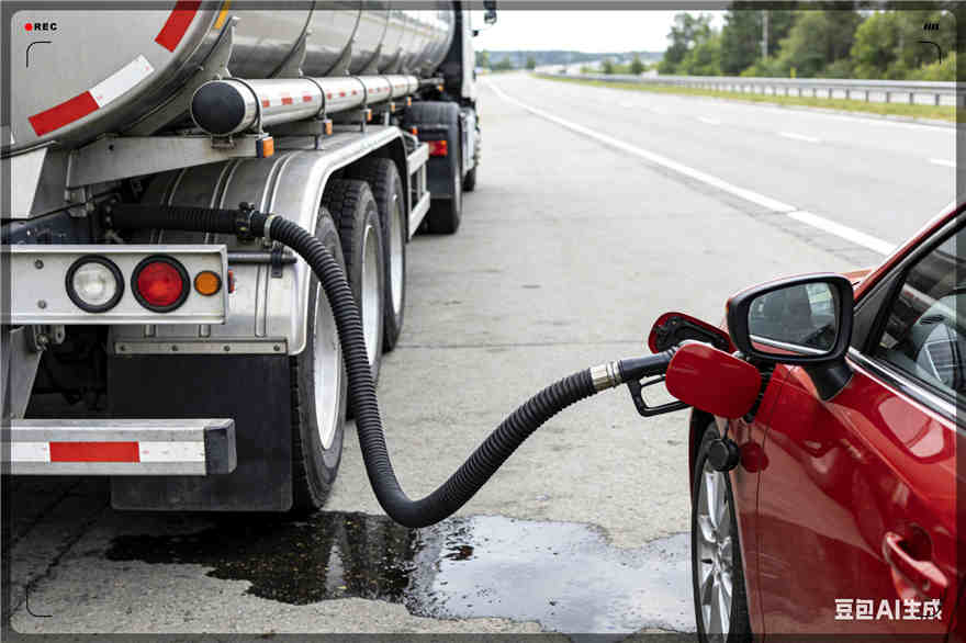 龙陵汽车救援送水案例